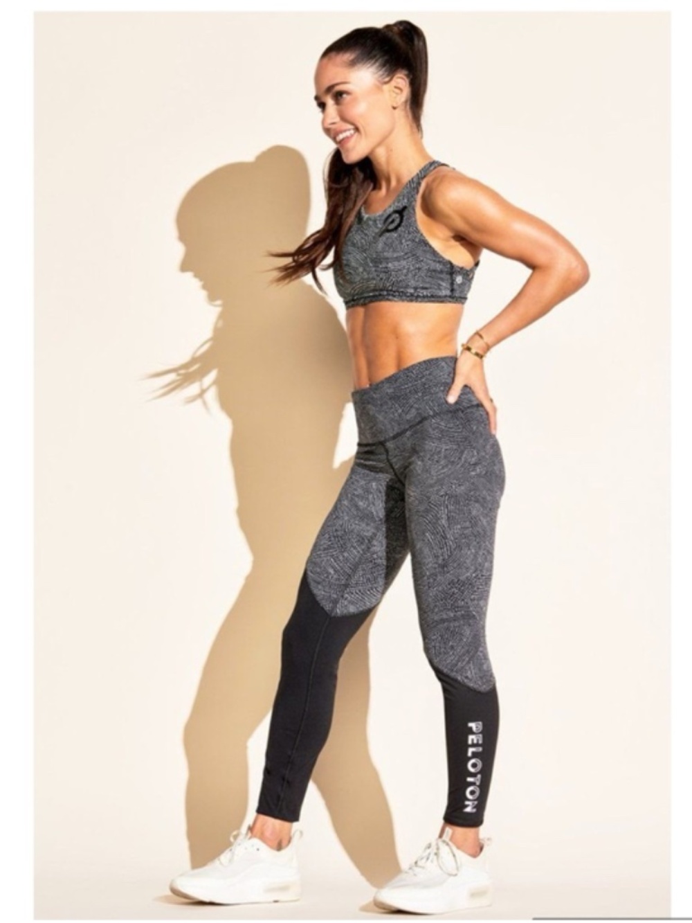 Peloton Lululemon Wunder Under Colorblock Leggings Size 8